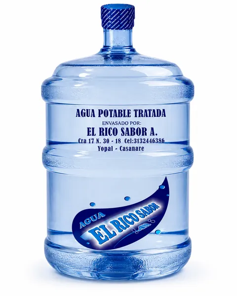 Botellón de agua · Agua El Rico Sabor A.